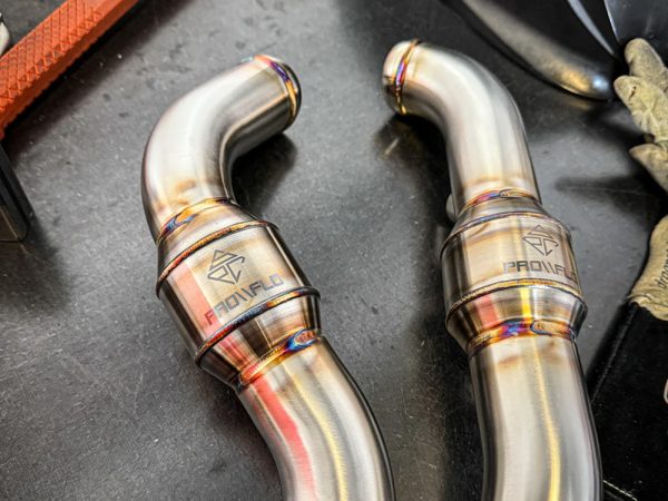2-into-1 Elsinore Mid Length Exhaust With ProFlo Headers - Stainless Steel. Fits Touring 2017up - SP Concepts Exhaust