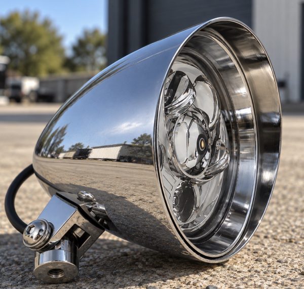Bullet Led Headlight Chrome